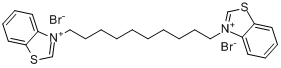 3,3\x27-（1,10-癸烷二基）雙苯並噻唑翁二溴化物