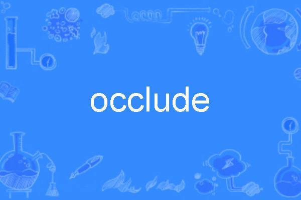 occlude