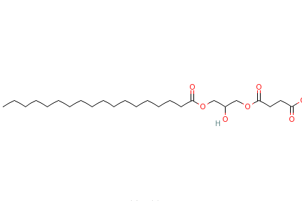 丁二酸-2-羥基-3-[（1-氧代十八烷基）氧]丙單酯