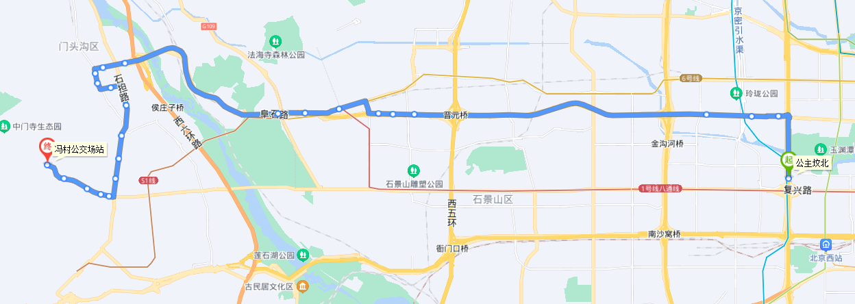 北京公交977路快車