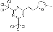 2-[2-（5-甲基呋喃-2-基）乙烯基]-4,6-雙（三氯甲基）-1,3,5-三嗪
