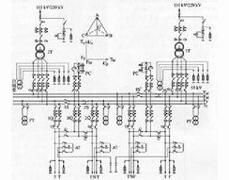 線路變壓器組接線