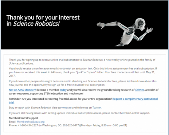 Science Robotics