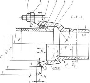 N1型膠圈機械接口1-螺母