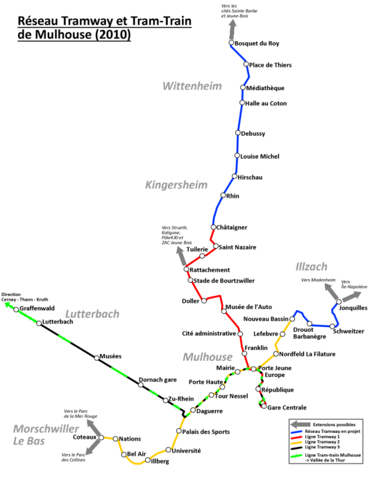 米盧斯電車