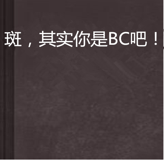 斑，其實你是BC吧！