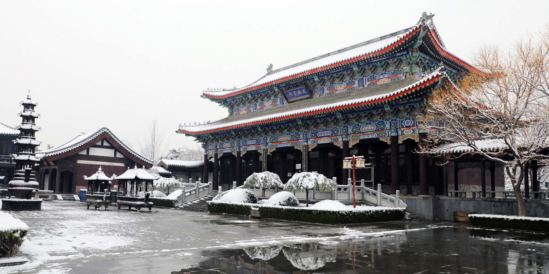 王羲之故居雪景