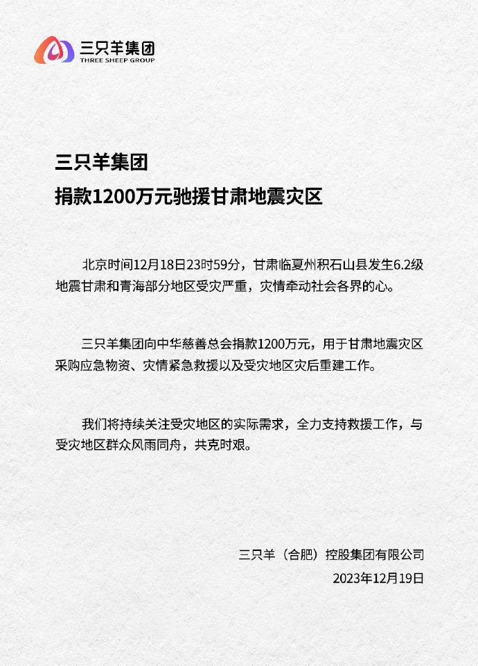 合肥三隻羊網路科技有限公司(三隻羊（2021年成立的網際網路公司）)