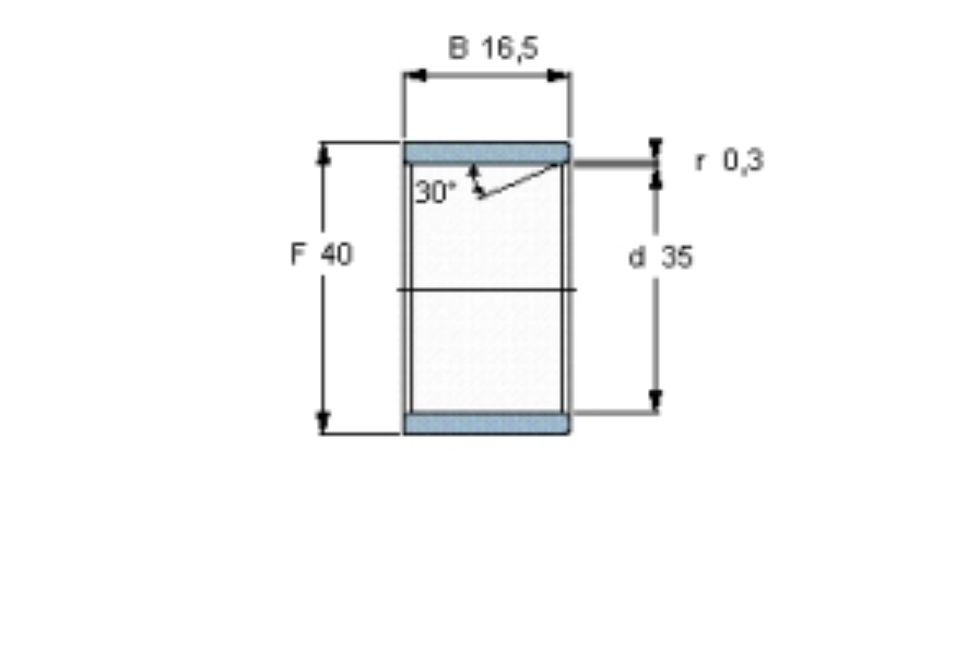 SKF LR35x40x16.5軸承