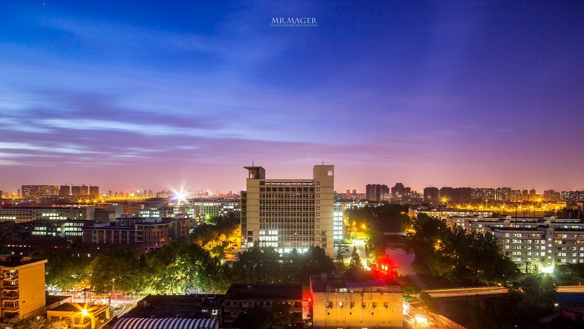 湖北工業大學夜景