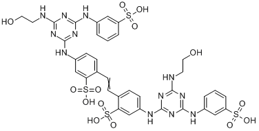 4,4\x27-二[[4-[（2-羥乙基）氨基]-6-（M-磺苯胺基）-S-三嗪-2-基]氨基]-2,2\x27-二苯乙烯二磺酸