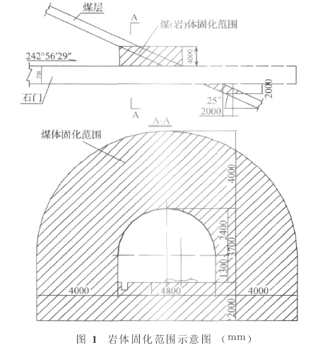 煤岩固化