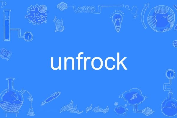 unfrock