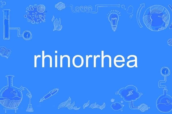 rhinorrhea