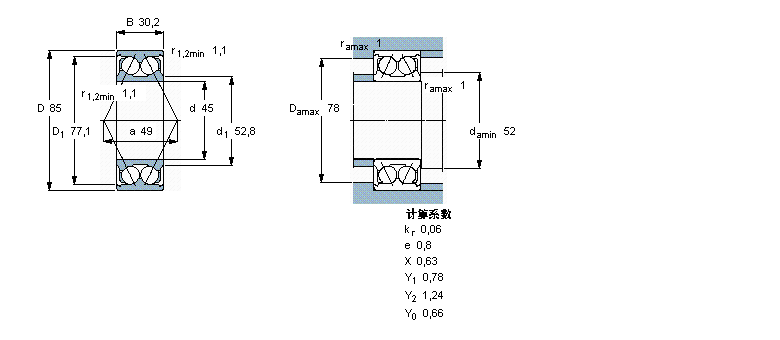 SKF 3209ATN9/W64軸承