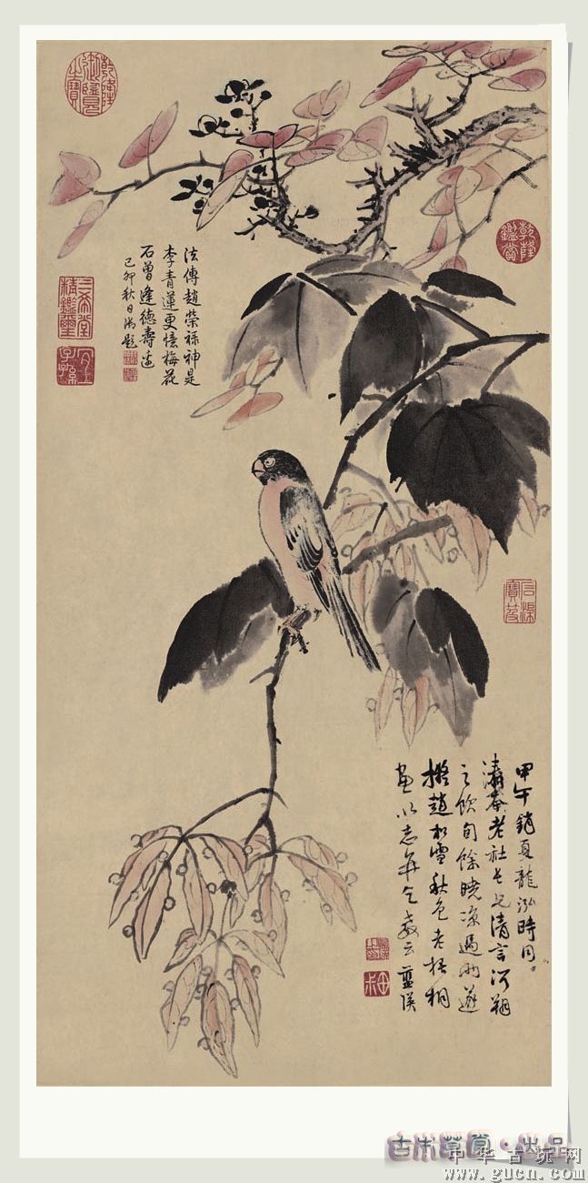 藍瑛的花鳥作品