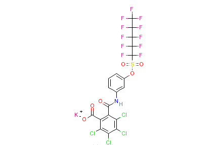 2,3,4,5-四氯-6-[[[3-[[（十一氟戊基）磺醯基]氧]苯基]氨基]羰基]苯甲酸單鉀鹽