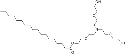 α,α\x27,α\x27\x27-（次氮基三-2,1-亞乙基）雙（ω-羥基）聚（氧-1,2-亞乙基）單十八烷酸酯