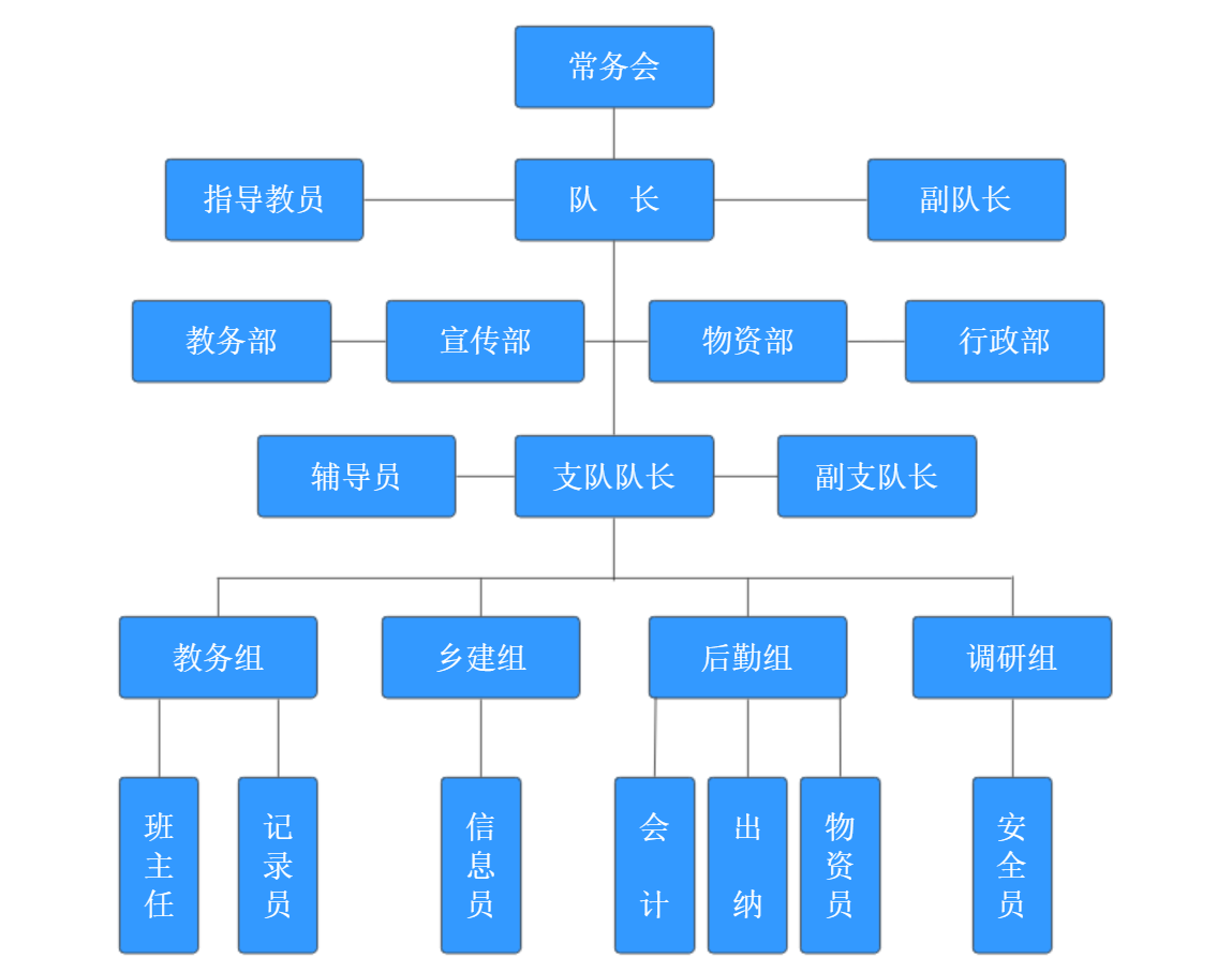 團隊組織結構圖