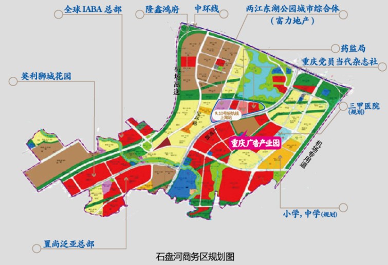 石盤河商務區規劃圖