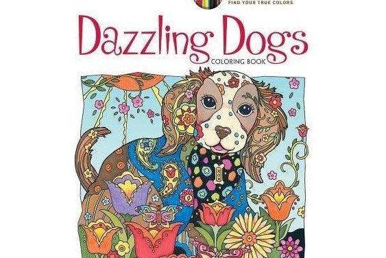 Creative Haven Dazzling Dogs Coloring Book