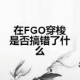 在FGO穿梭是否搞錯了什麼