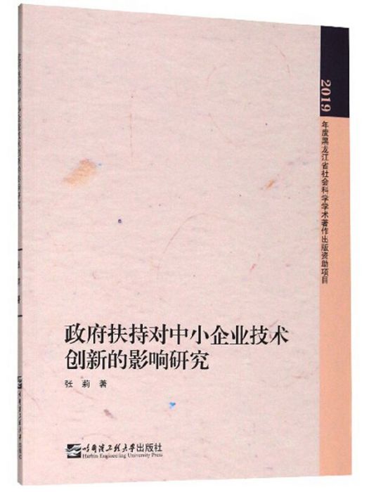 政府扶持對中小企業技術創新的影響研究