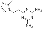 2,4-二氨基-6-[2-（2-甲基-1-咪唑）乙基]-1,3,5-三嗪