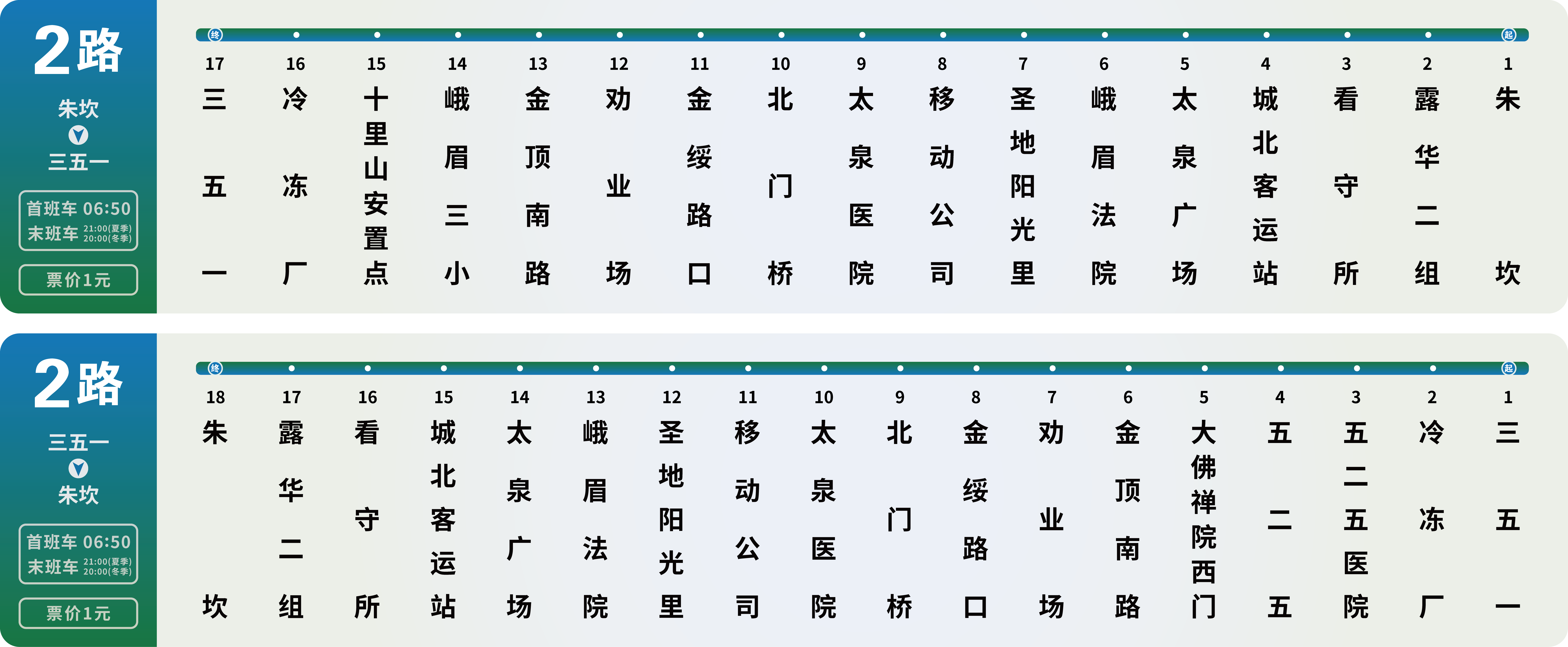 峨眉山公交線路