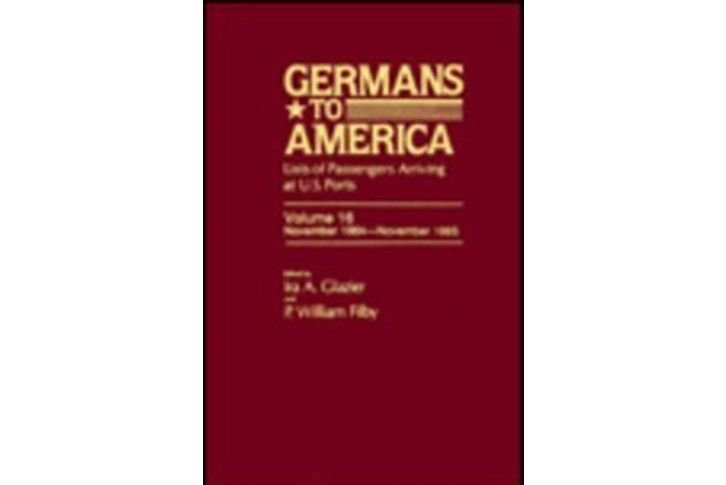 Germans to America, Nov. 1, 1864-Nov. 2, 1865