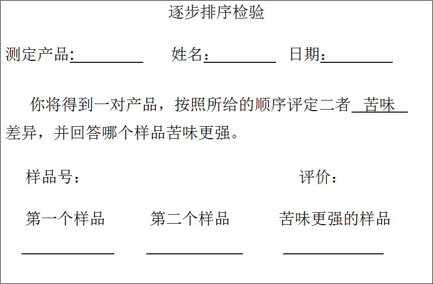 逐步排序j檢驗