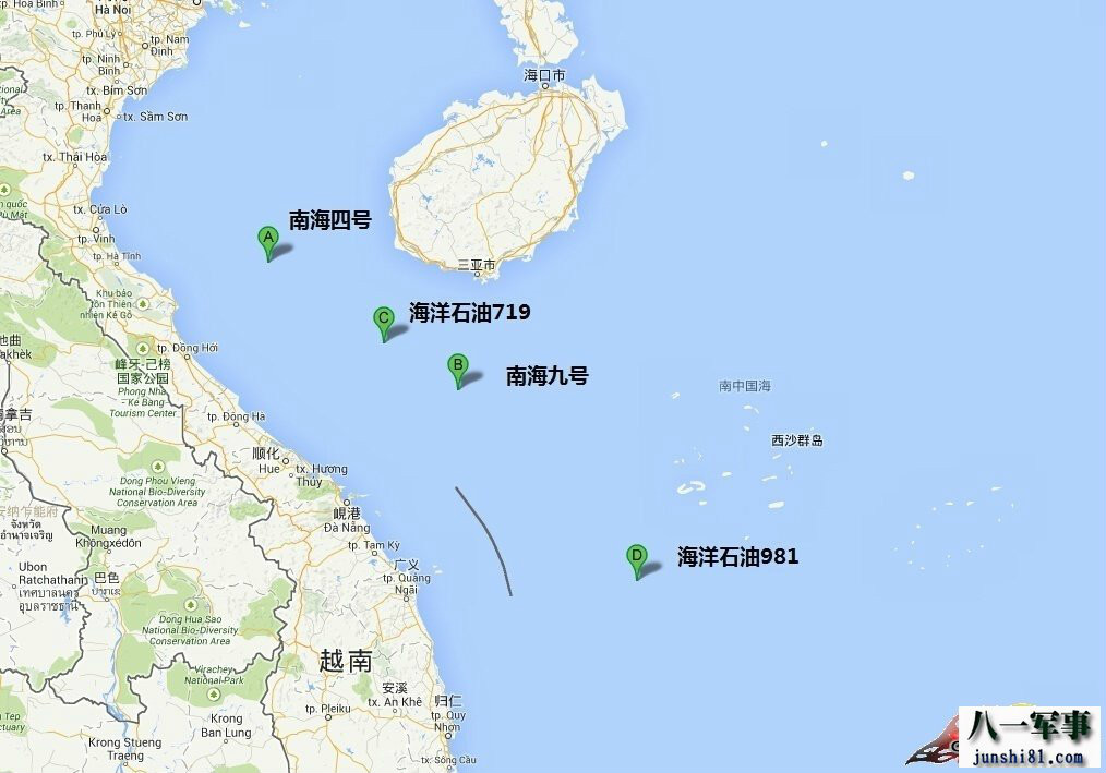 海洋石油981深水半潛式鑽井平台