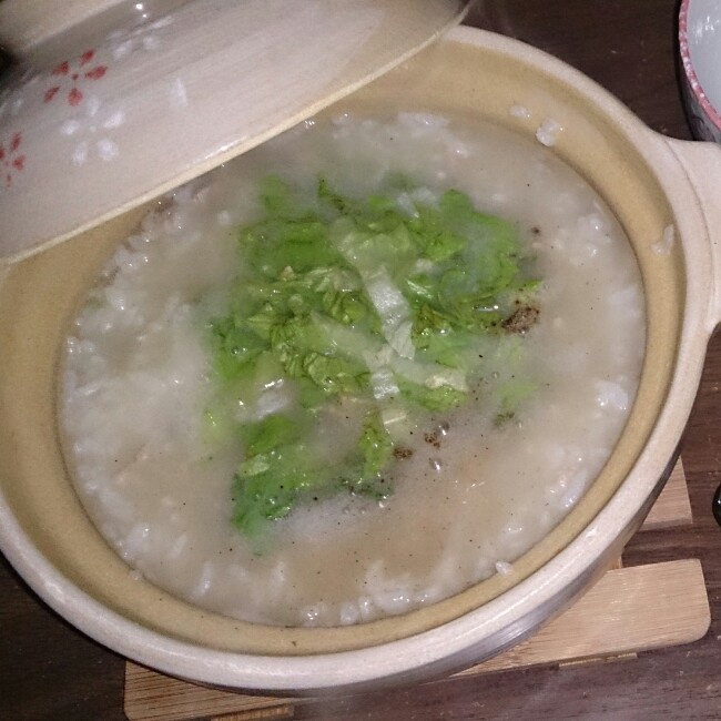 鮮菇瘦肉粥