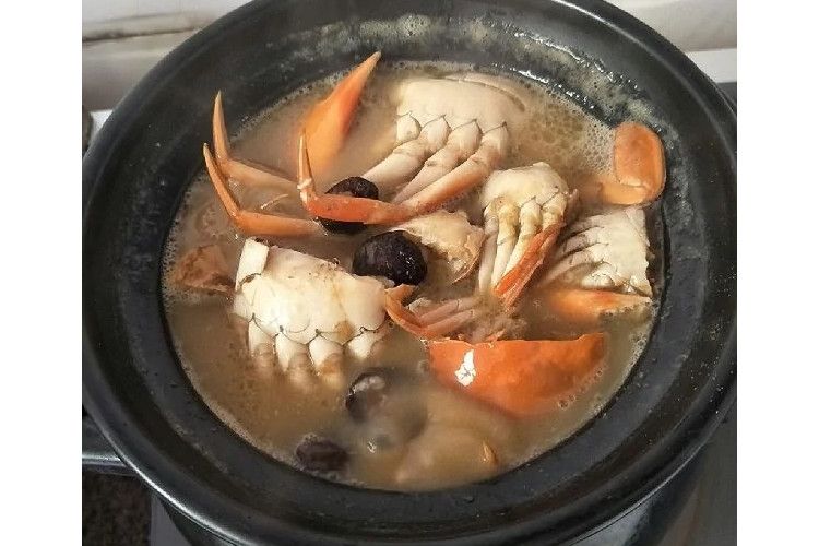 豆湯煮蟹