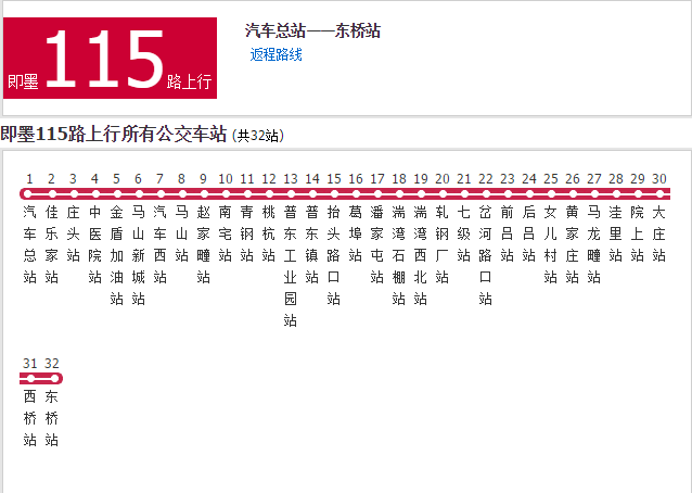 即墨公交115路