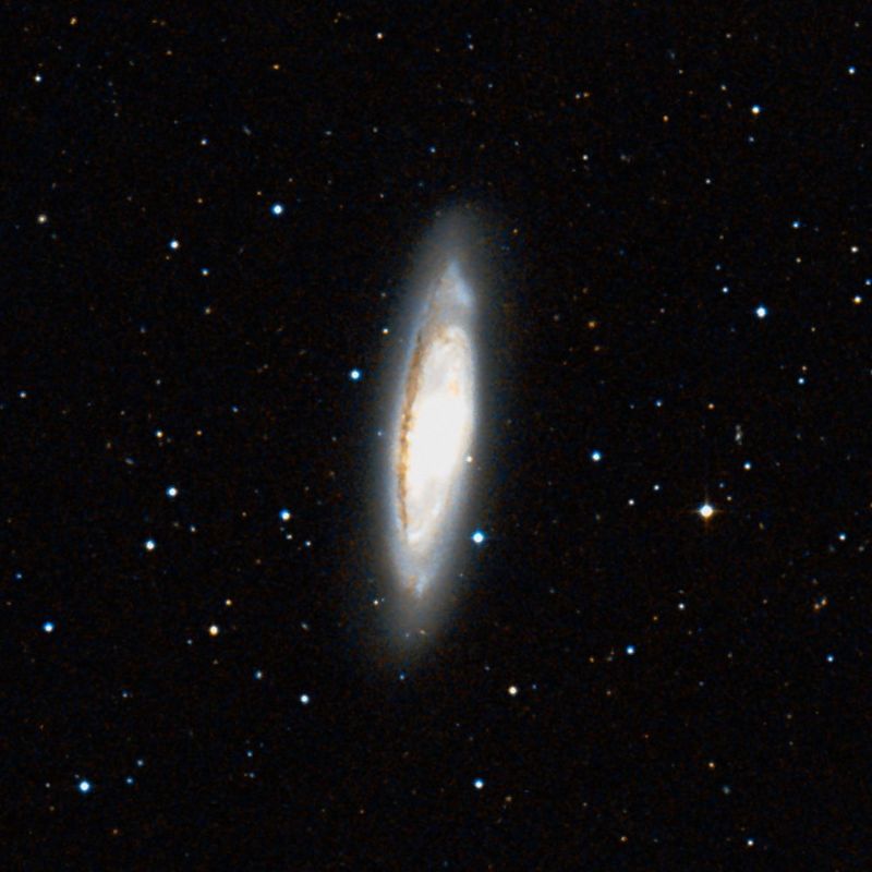 NGC 3623 DSS2 彩色圖