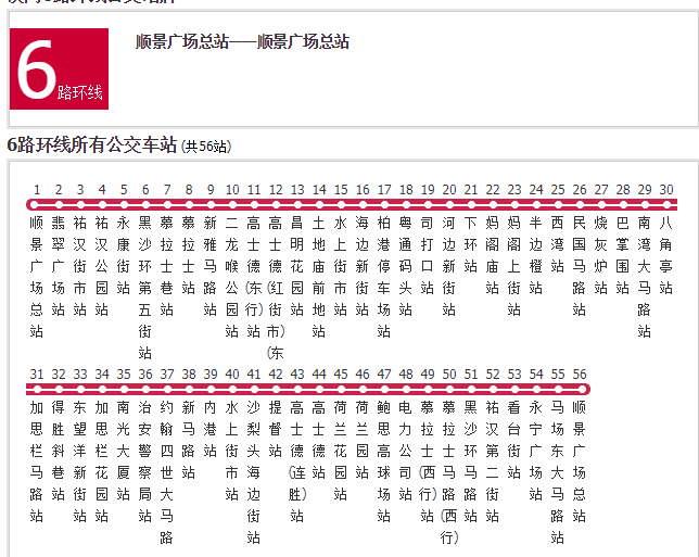 澳門公交6路環線