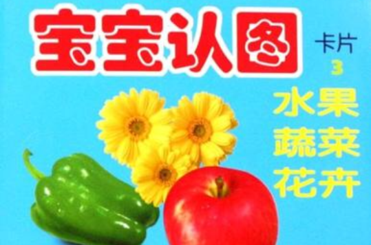 寶寶認圖卡片(寶寶認圖卡片3：水果·蔬菜·花卉（1-3歲）)