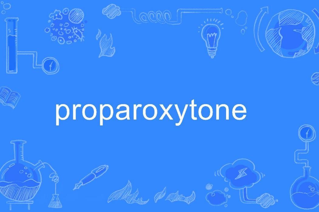 proparoxytone