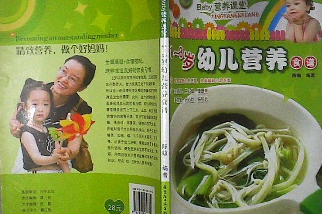 1～3歲幼兒營養食譜(2008年廣東經濟出版社出版的圖書)