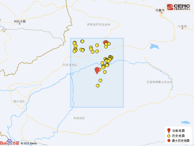 5·9沙雅地震