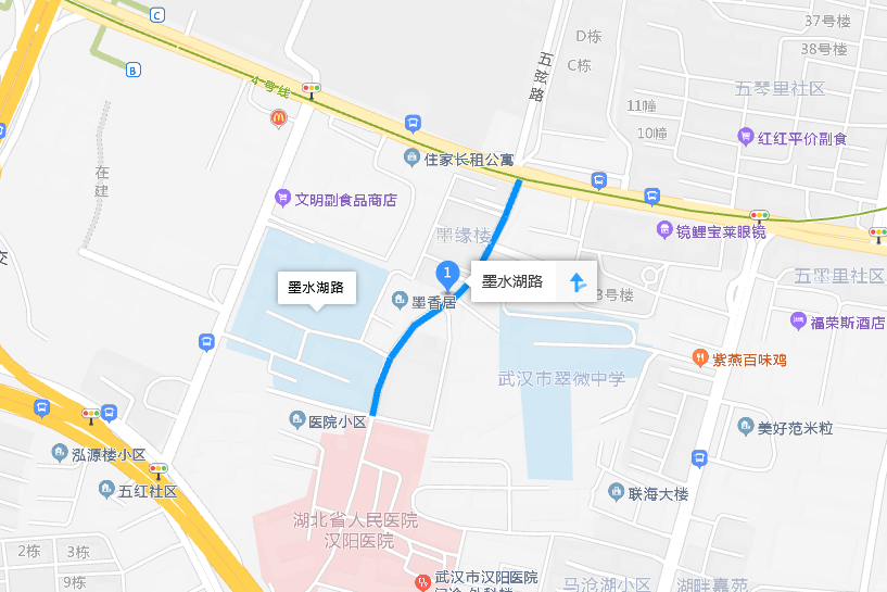 墨水湖路16到82號