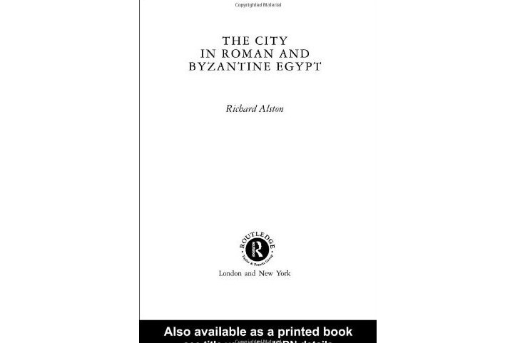 The City in Roman and Byzantine Egypt