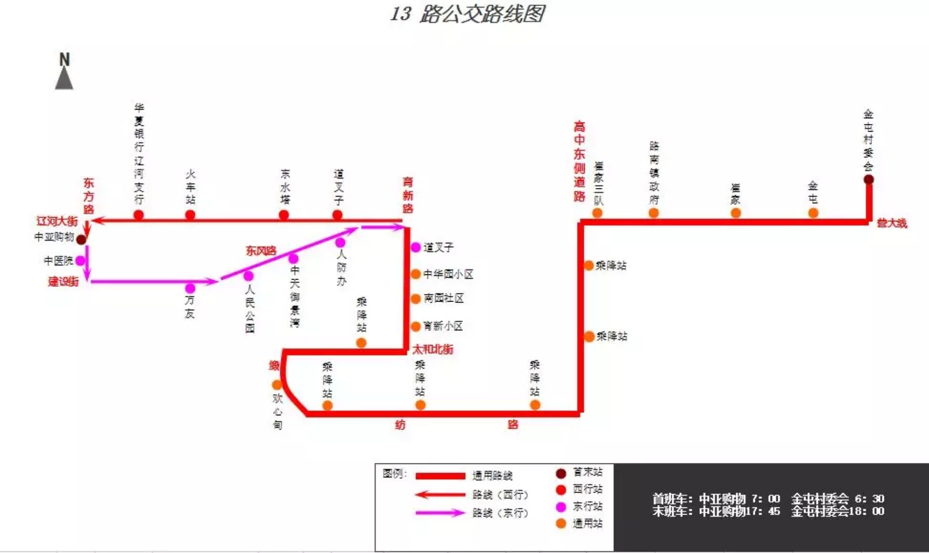 營口公交13路