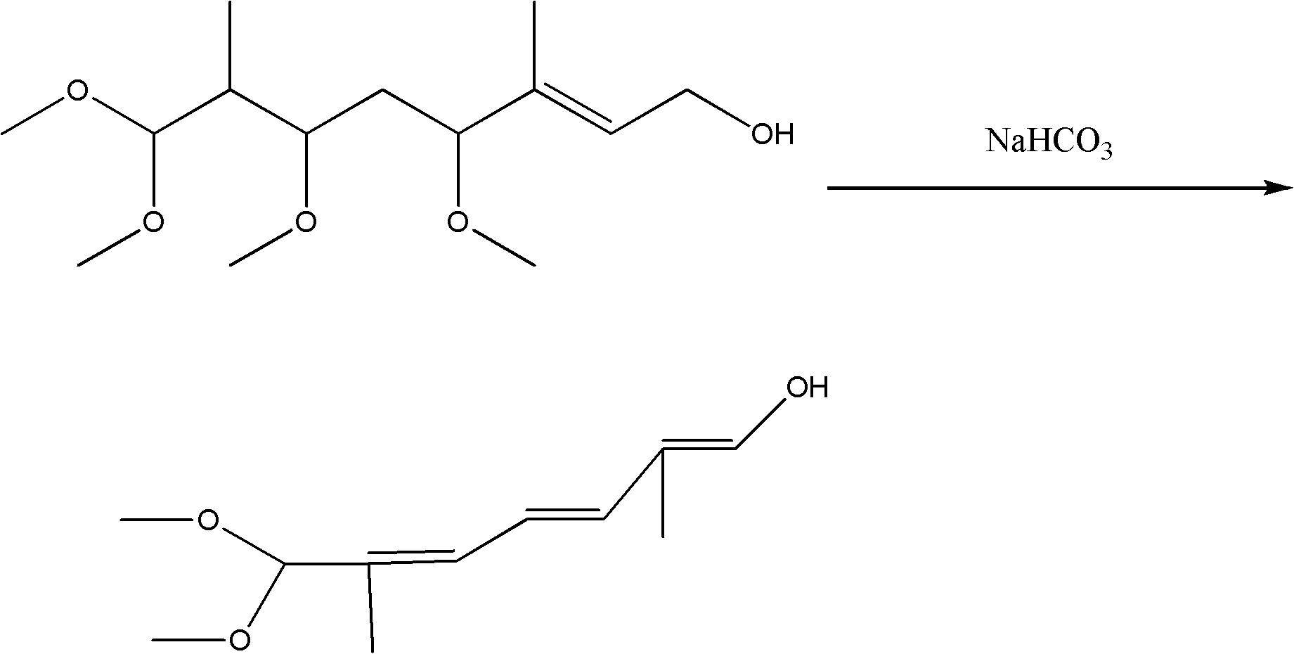 一種十碳縮醛醛的合成方法