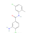 3-氨基-4-氯-N-（5-氯-2-甲基苯基）苯甲醯胺