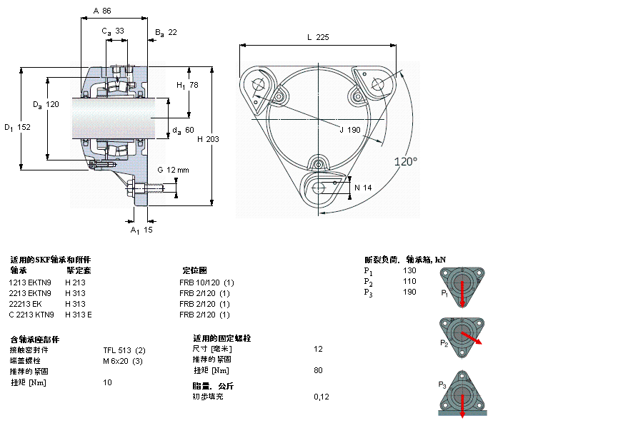 SKF FNL513B軸承