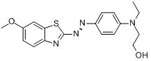 2-[乙基[4-[（6-甲氧基-2-苯並噻唑基）偶氮]苯基]氨基]乙醇