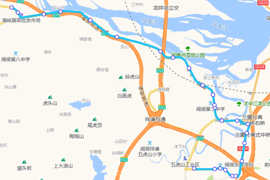 福州公交708路