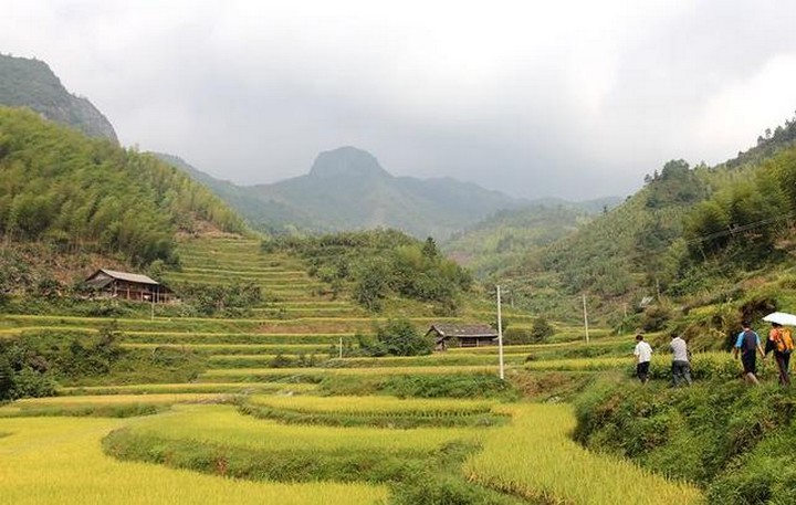 古宜河發源地資源縣車田鄉金紫山